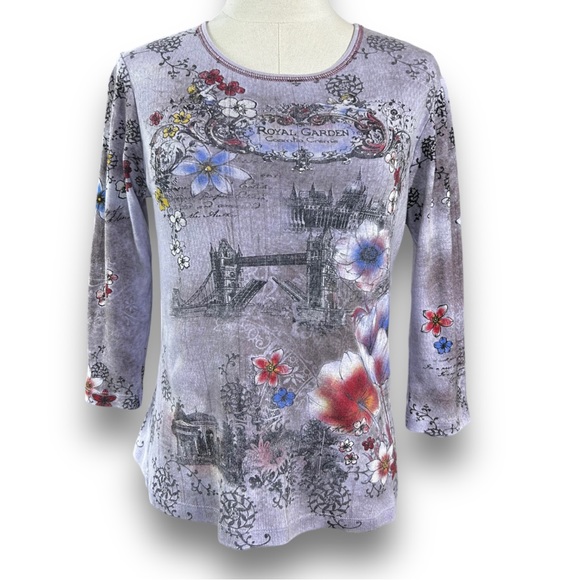 4/$20 Cactus Brand Jeweled Top - Picture 2 of 5